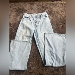 Pacsun Eco Light Wash Jean Bootcut with slit